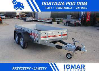 Przyczepka TEMARED PRO BRAKE 2612/2 2T hamowana dwuosiowa 264 x 126 cm