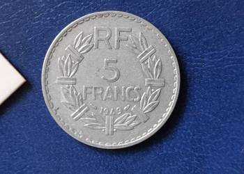 Stare monety 5 frank 1949 Francja