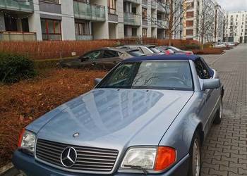 Mercedes 500 SL 1990, niski przebieg, książka serwisowa, super stan