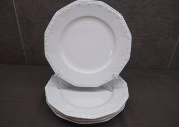 Rosenthal Maria Biała talerze płytkie 4 szt