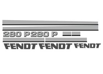 Naklejki Fendt 280 p i inne modele super mocne zamienniki