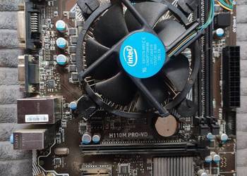 Płyta główna H110M PRO-VD i procesor I5 7400
