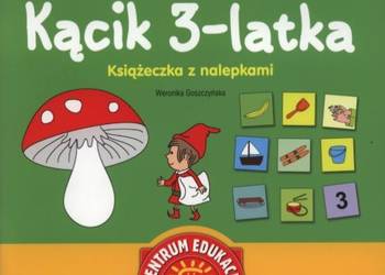 Mądry maluszek. Kącik 3-latka. Książeczka z nalepkami