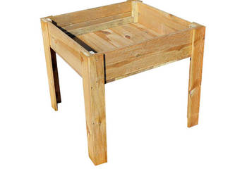 Donica drewniana na nogach, zielnik, skrzynka inspektowa, warzywniak NOWA