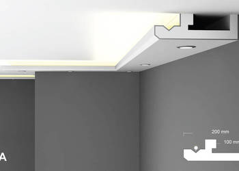gzyms halogenowy LU4A , sztukateria led, utwardzany
