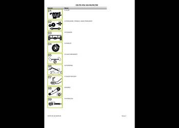 CLAAS CELTIS 456-426 RA/RC/RX katalog części PO POLSKU