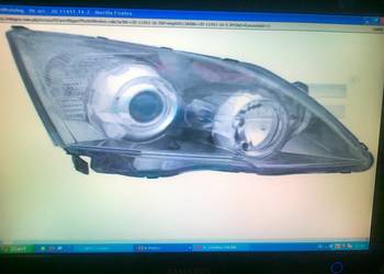 REFLEKTOR LE/PR ELE H1/HB3 DO: HONDA CR-V 09/06-12/12 CZARNY