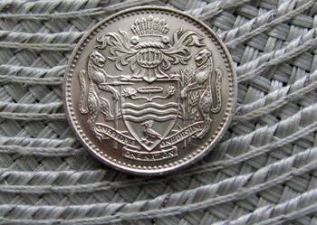 Gujana 25 Cent 1986r