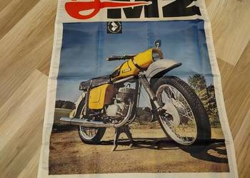 Baner, plakat flaga MZ ETZ 250 Simson, SHL gazela vespa żak ryś
