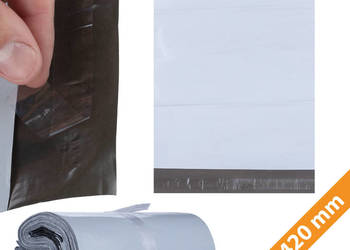 Foliopaki Białe 280 x 420 mm | 100 Szt. LDPE, Wodoodporne