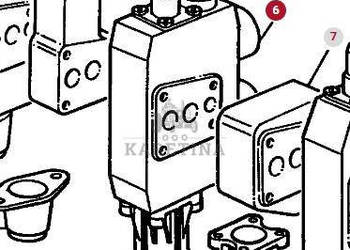 Massey Ferguson 3690 Zawór Przepływowy Rozdzielacz Dystrybutor CZĘŚCI 3582…