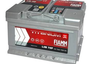 Akumulator 75Ah 730A FIAMM TITANIUM PRO 12V Prawy Plus