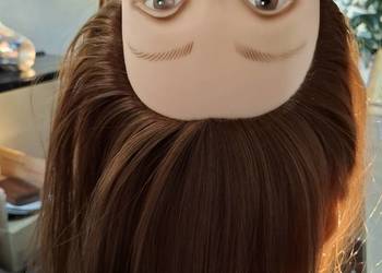 Głowa treningowa fryzjerska włosy główka