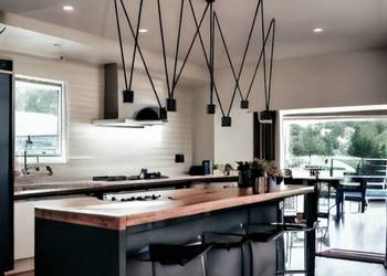 Designerskie oświetlenie wyspy kuchennej  lampa ABRA LWN7