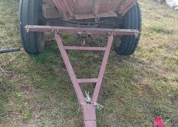 Wóz metalowy,tył na kołach lotniczych,przód R16