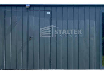 Schowek domek ogrodowy 5,5x2m wiata 0,5m brama dwuskrzydłowa okno ST199