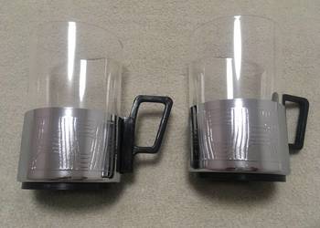 Stare koszyczki szklanki PRL