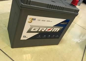 Akumulator GROM Premium 45Ah 430A Jap P+ *3 LATA GWARANCJI*