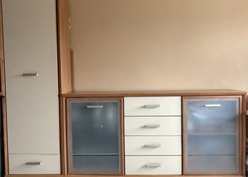 Zestaw komoda + komin Black Red White+ biurko