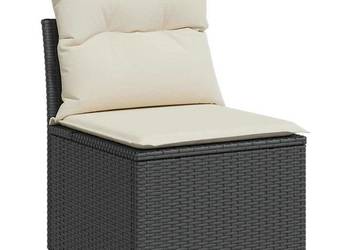 vidaXL Fotel ogrodowy, bez podłokietników, z poduszkami(SKU:366011)