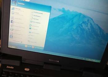 Retro Laptop Toshiba Satellite 1405 | SPRAWNY | Windows XP | Zasilacz + Tor