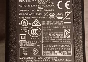 TASCAM PS-P520E Zasilacz sieciowy