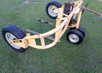 Wózek paleciak na budowę do kostki brukowej itp