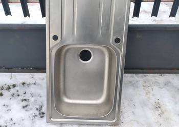 Zlewozmywak jednokomorowy  stal srebrny 100x50