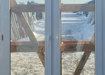 OKNA KacprzaK 130X143 OKNO Używane Plastikowe PCV