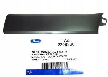 NAKŁADKA LISTWA DRZWI PRZÓD PRAWA FORD TRANSIT 2019 - BK31-V20780-AG5YZ9