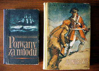 Porwany za młodu, Stevenson. 1955 r. Pionierowie, Cooper. 1956 rok