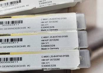 Gwintownik VHM z węglików spiekanych M9x1.25