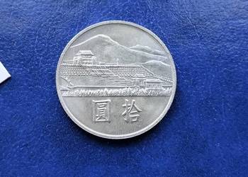 Stare monety 10 dolar 1965 Tajwan
