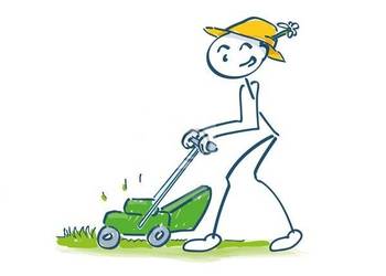 Koszenie trawy, trawników