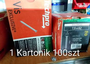 Wkręty do Betonu itp 100szt CENA PODANA JEST ZA KARTONIK !!!