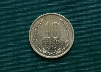 CHILE - 10 peso, 2016r.