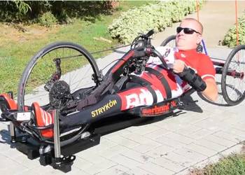 Trenażer rolkowy handbike – Handbike Roller Trainer