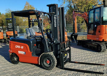 Wózek widłowy elektryczny Terramax CPD-20 2 t duplex 3 m | 2026
