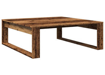 Stolik kawowy kolor starego drewna 100x100x35 cm WM-856690