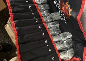 KLUCZE PŁASKO OCZKOWE ZESTAW KLUCZY 6- 27MM 12 ELEMENTÓW WYTRZYMAŁE CR-V