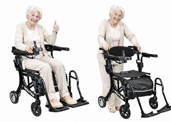 Chodzik, balkonik z funkcją wózka elektrycznego GWARANCJA 5 LAT składany Tarnowskie Góry