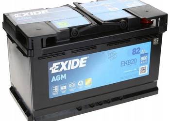 Akumulator Exide AGM 12V 82Ah 800A P+ L4 EK820