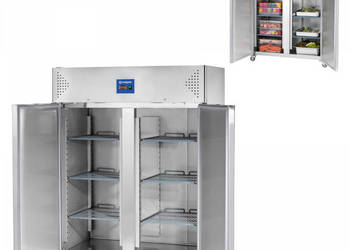 Szafa Chłodnicza Gastronomiczna Nierdzewna 2-Drzwiowa GN 2/1 1300l Stalgast