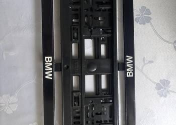 Nowe ramki do tablic rejestracyjnych z logo BMW 2szt