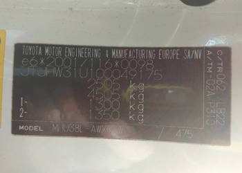 Lexus RX II III wiązka silnika 82165-48010 RX 400h 2007r na części