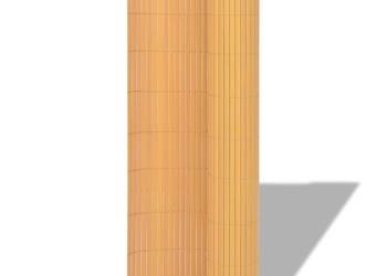 vidaXL Dwustronne ogrodzenie ogrodowe, PVC(SKU:43624)