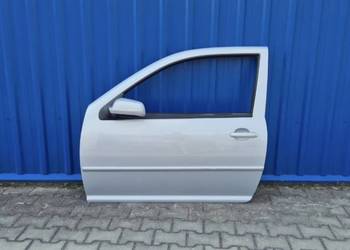 DRZWI PRZÓD LEWY LEWE VW GOLF IV ( 4 ) LB7Z SREBRNE 3D HB HATCHBACK