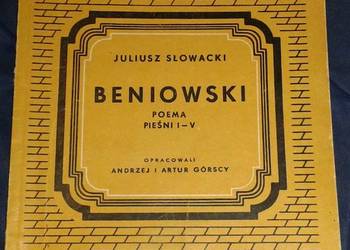 Beniowski. Poema - 5 pierwszych pieśni - Juliusz Słowacki