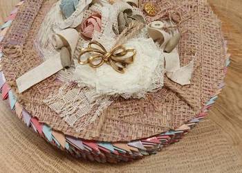 szkatułka -origami modułowe -rekodzieło