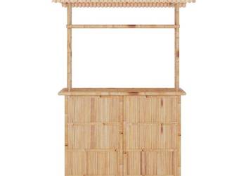 vidaXL 3-cz. zestaw mebli barowych, bambus(SKU:341741)